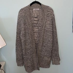 Cotton Emporium cardigan. Small. Black and white